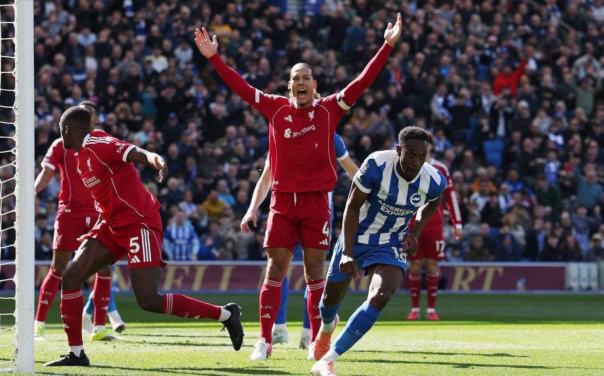 布莱顿2-1力克利物浦,赛后评分揭晓:维尔贝克荣膺全场最佳